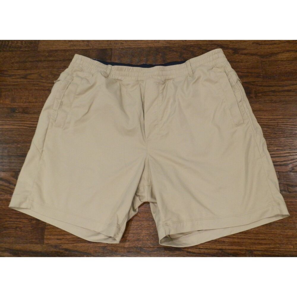 Birddogs Lined Khaki tan Brown Casual Shorts Men's Size XXL - Picture 2 of 4